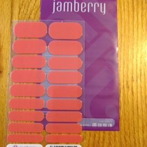 NWT Jamberry Nail Wraps in Grapefruit